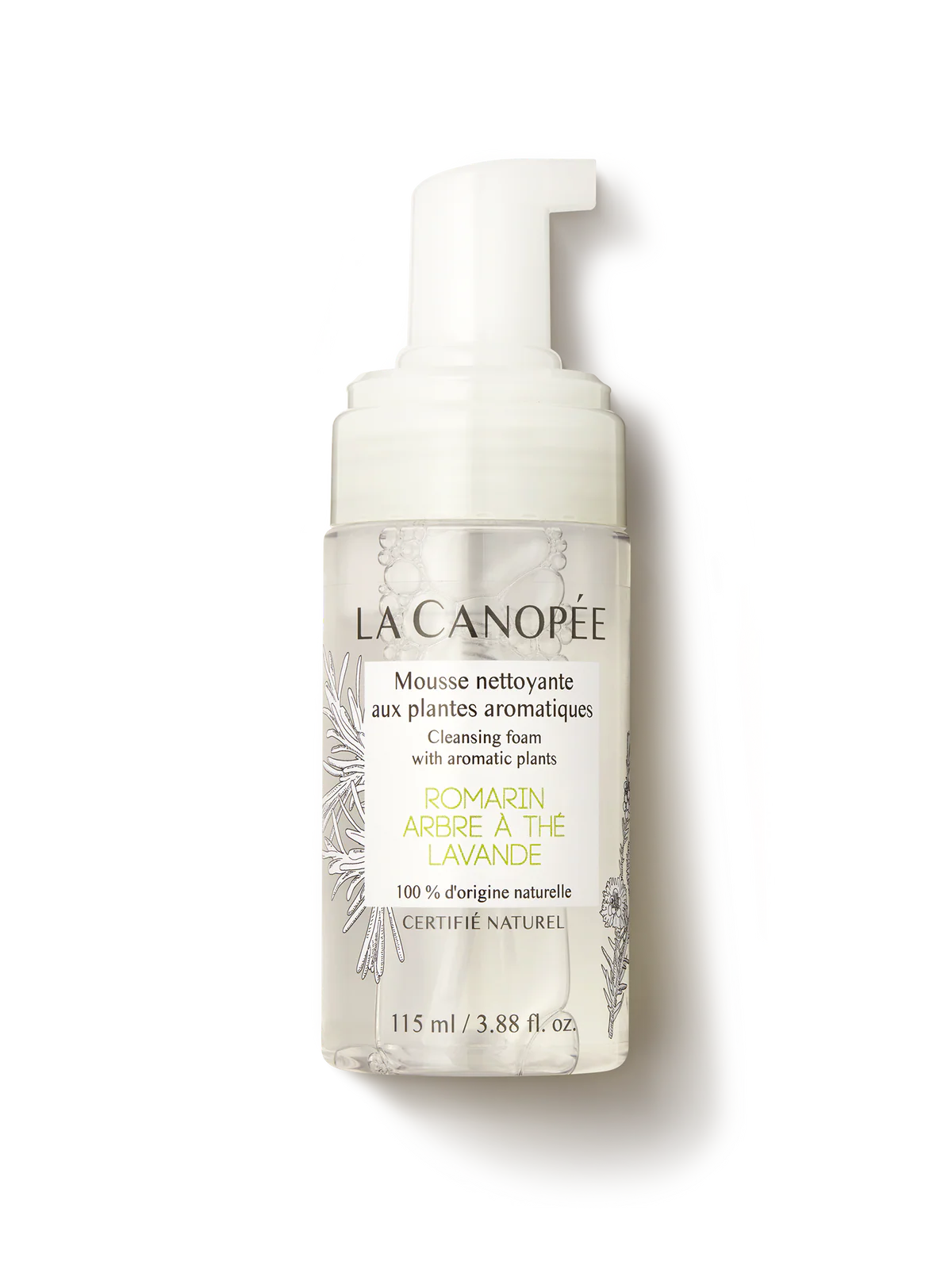 Mousse nettoyante La Canopée naturel, soin visage esthéticienne Beynost.